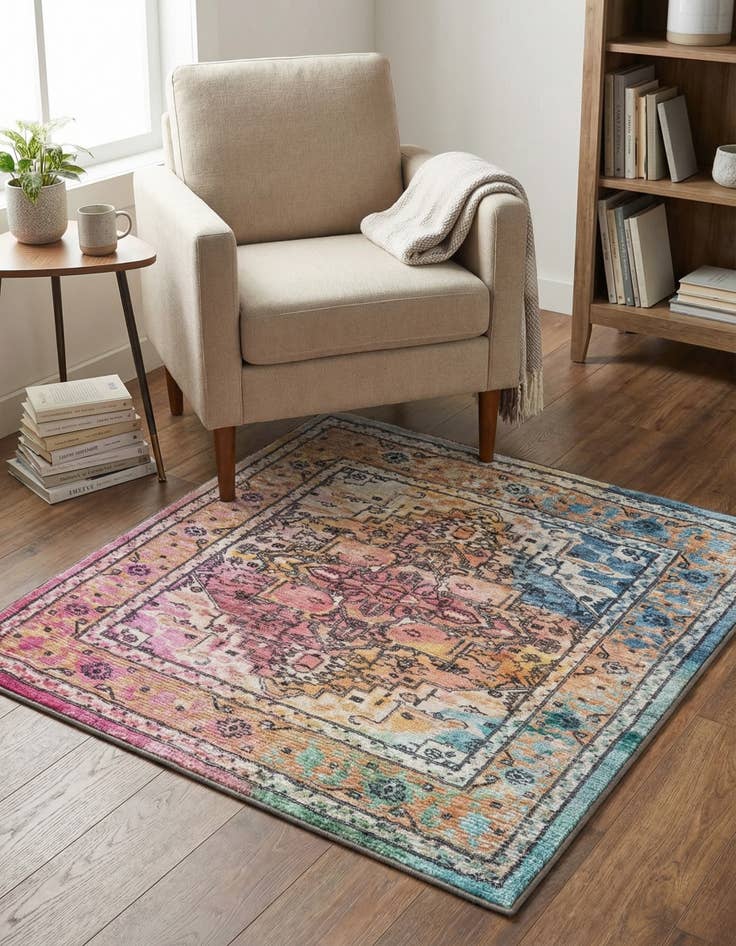 Detail image of 3' 3 x 3' 3 Medina Square Rug