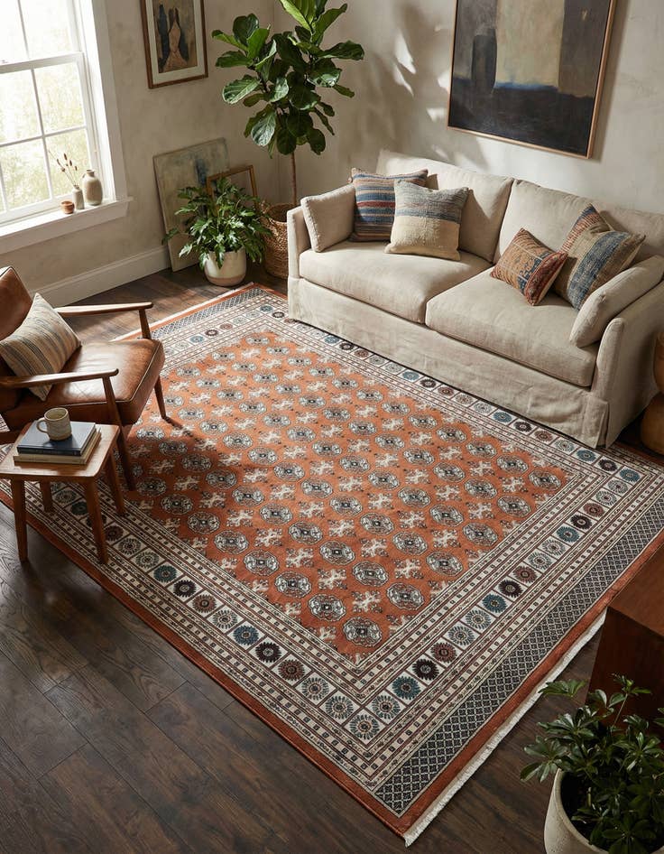 Detail image of 7' 10 x 10' Nain Design Rug