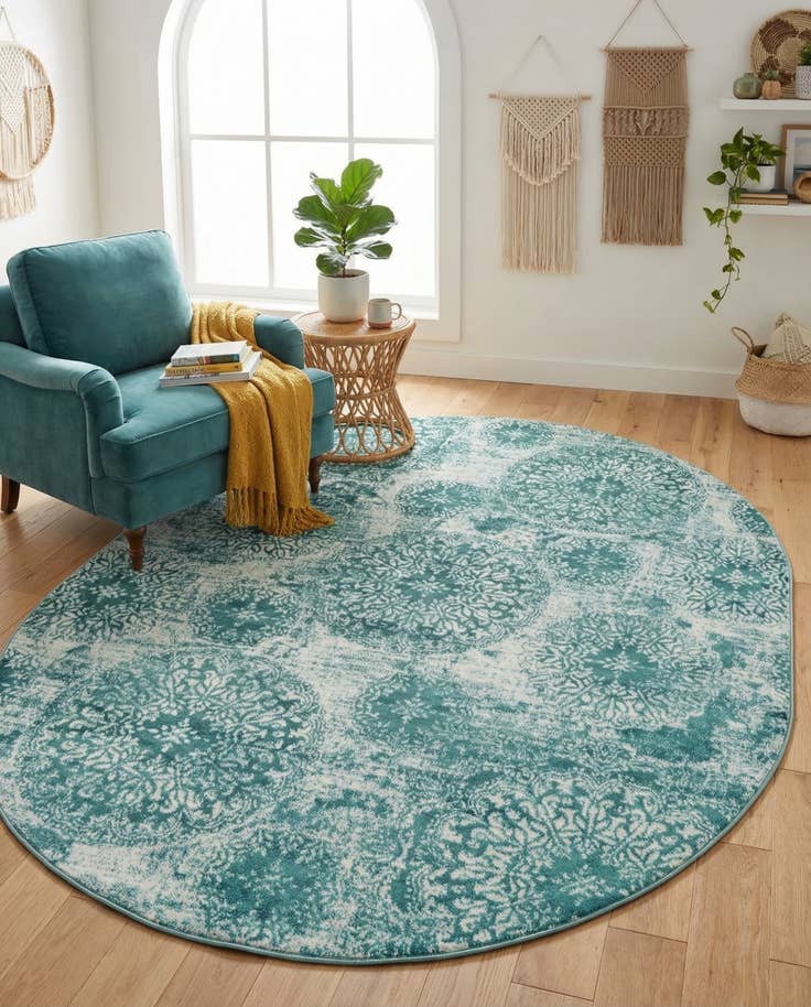 Detail image of 7' 10 x 10' Monte Carlo Oval Rug