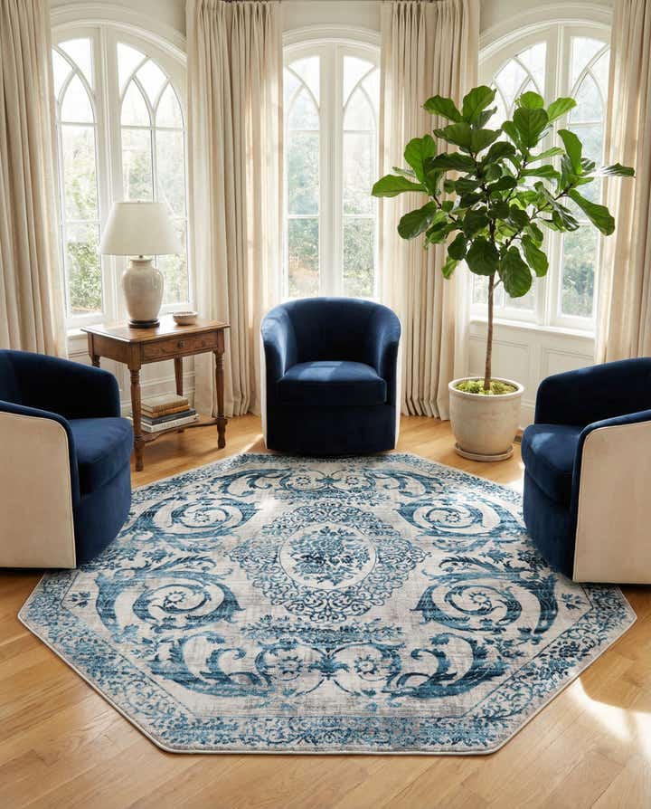 7' 10 x 7' 10 Finsbury Octagon Rug