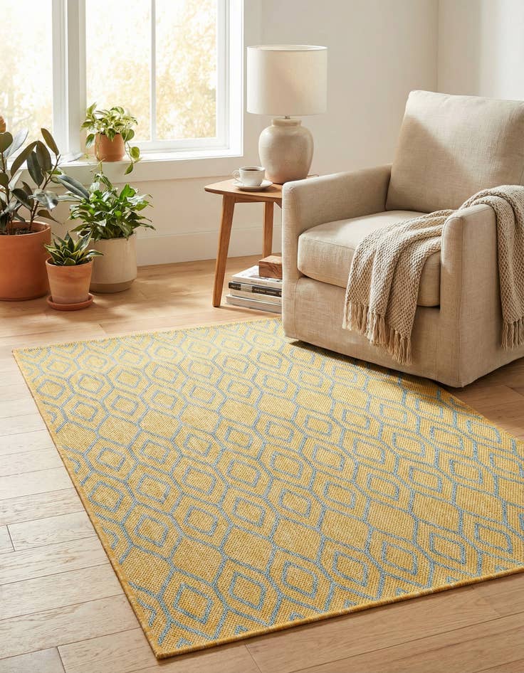 Detail image of 3' x 5' 3 Washable Jill Zarin Turks and Caicos Indoor / Outdoor Rug