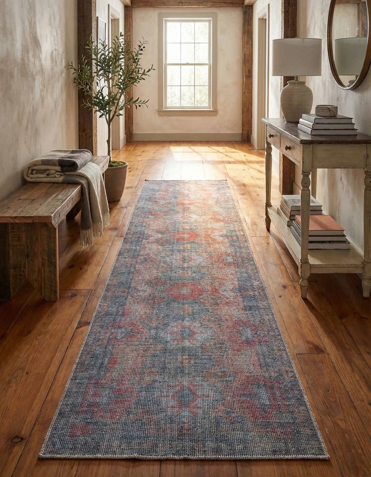 Detail image of 2' 7 x 12'  Washable Sisu Runner Rug