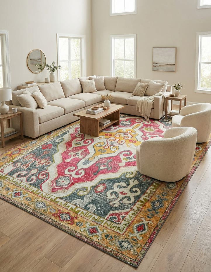 10' 6 x 16' 5 Washable Carnevale Rug