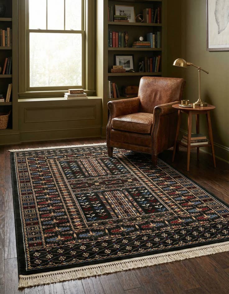 Detail image of  5' 3 x 8' Bokhara Rug