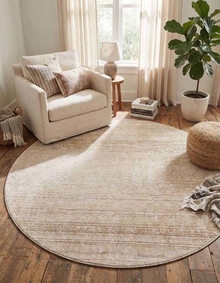 Detail image of 10' 2 x 10' 2 Gemstone Round Rug