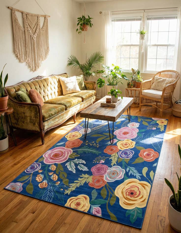 Detail image of 7' 10 x 11' Blossom Rug