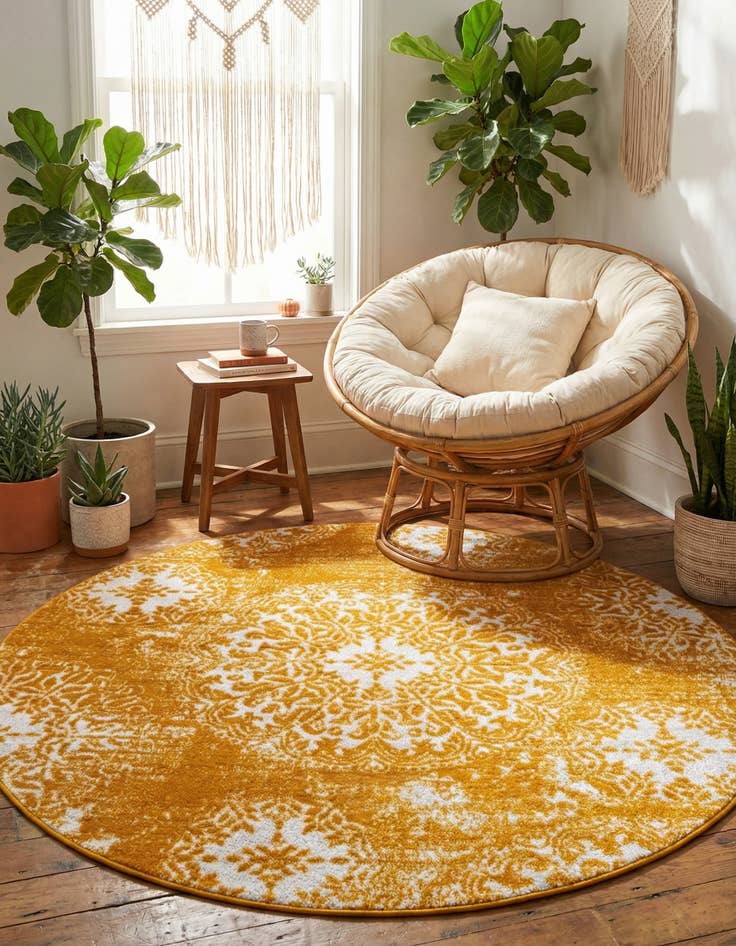 Detail image of 5' 3 x 5' 3 Monte Carlo Round Rug