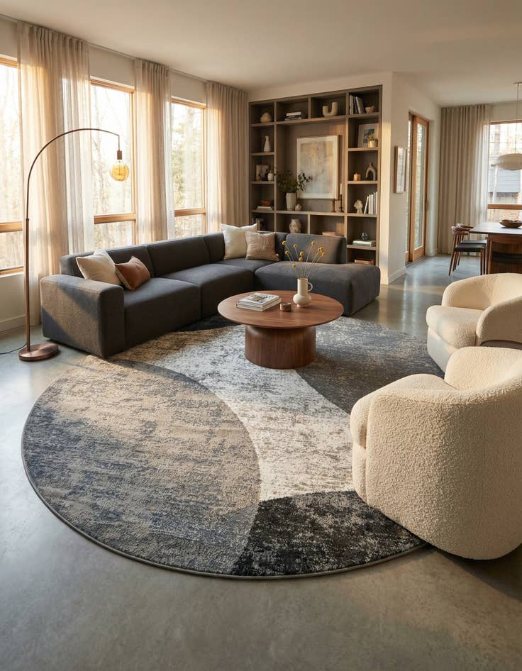 Detail image of 10' x 10' Oslo Round Rug