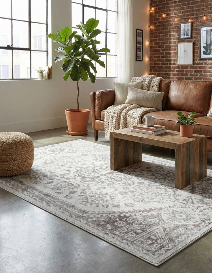 Detail image of 5' 3 x 8' Oxford Rug