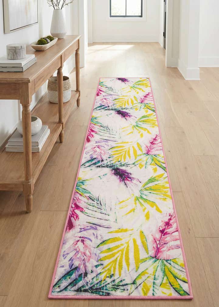 2' x 10' Easy-Clean Jill Zarin Caribbean Indoor / Outdoor Runner Rug