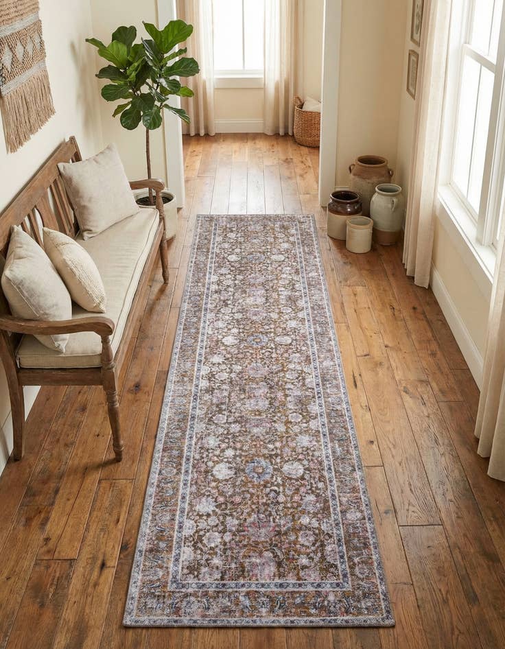 Detail image of 2' 7 x 10' Yara Runner Rug