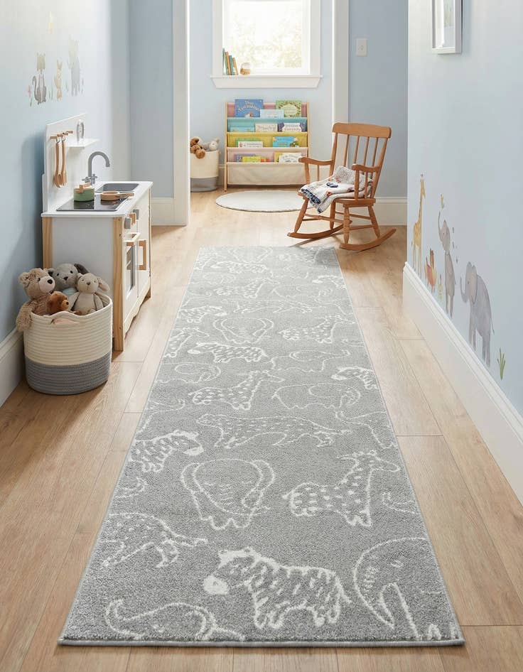 Detail image of 2' 7 x 12' Whimsy Kids Runner Rug