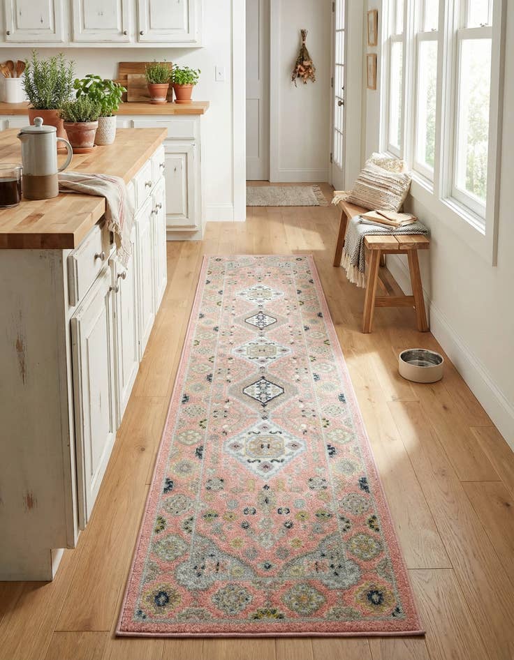 Detail image of 2' x 8' Kamala Washable Runner Rug