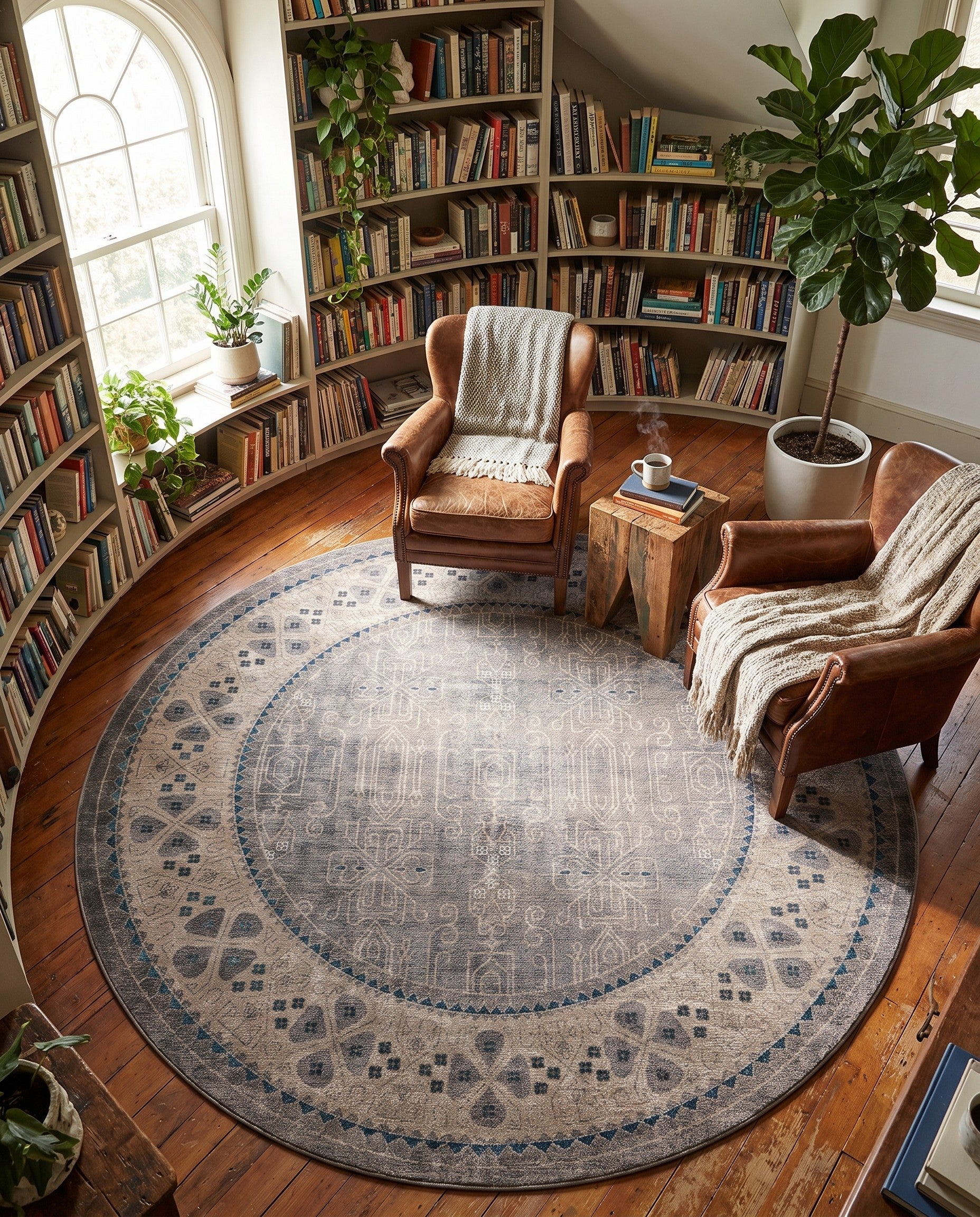 8' x 8' Viola Round Rug