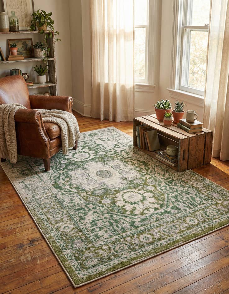 Detail image of 4' x 6' Madeline Vintage Rug