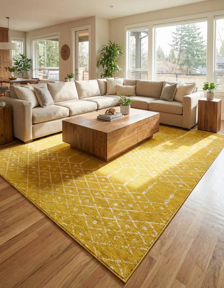 Detail image of 10' x 13' Paxon Trellis Rug