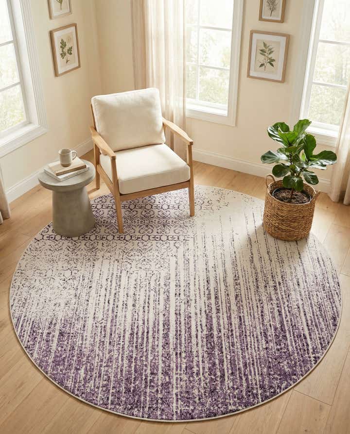 7' 10 x 7' 10 Angelica Round Rug