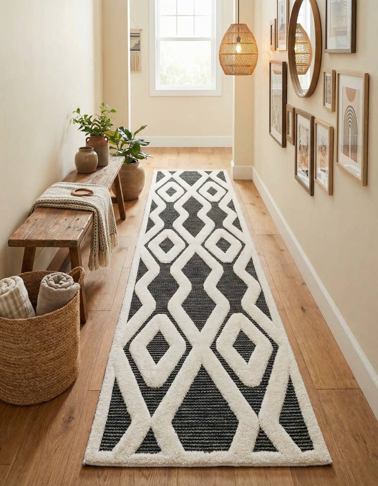 Detail image of 2' 7 x 10' Prismatic Runner Rug