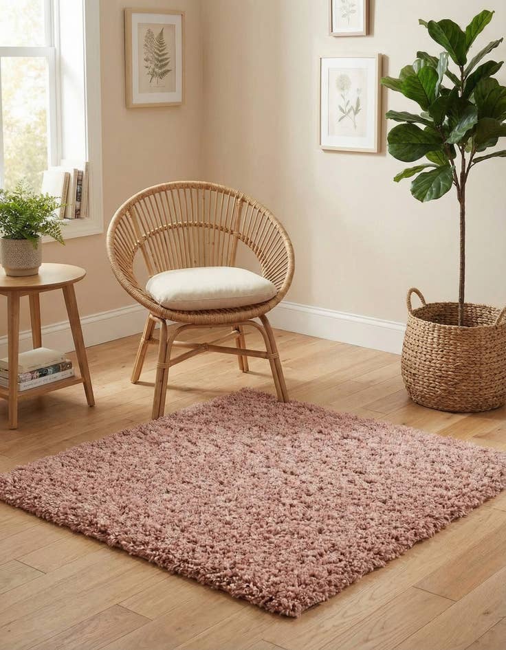 Detail image of 3' 3 x 3' 3 Everyday Shag Square Rug