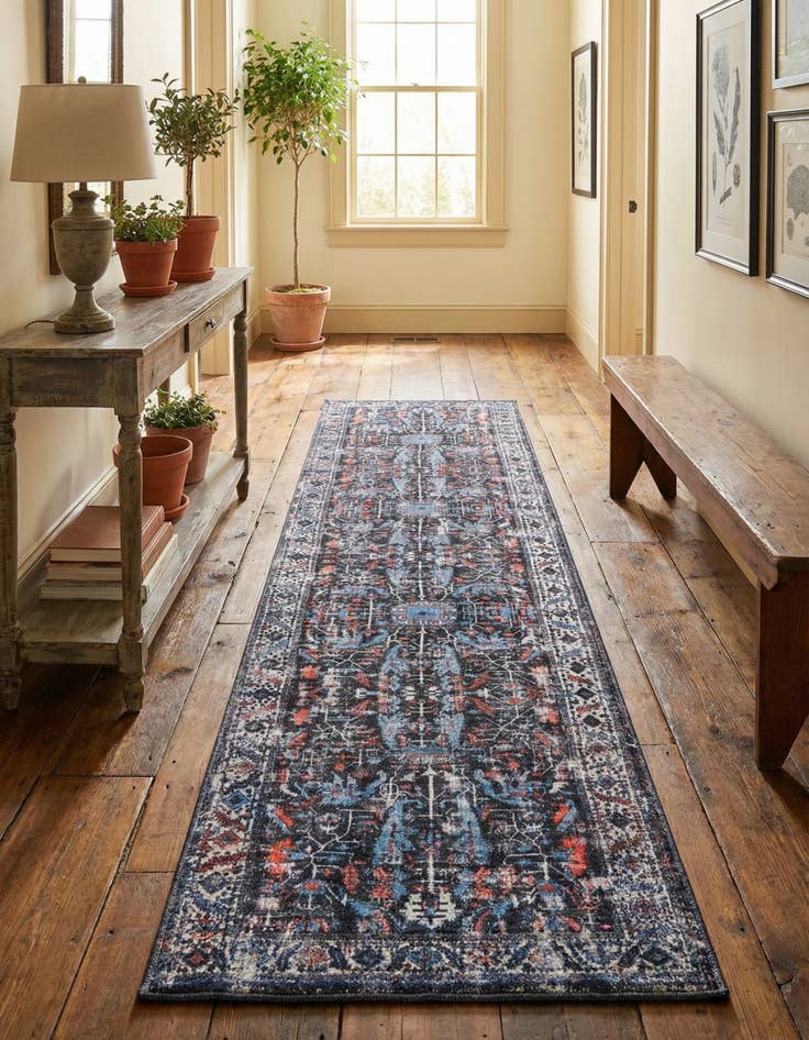 Detail image of 2' 7 x 13'  Washable Mangata Runner Rug