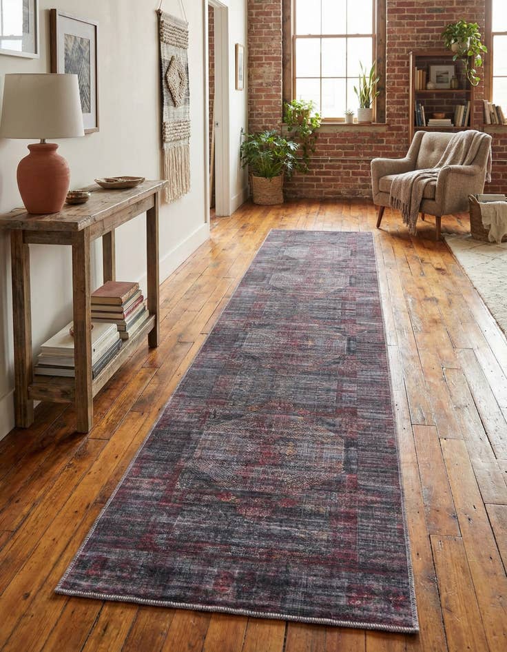 Detail image of 2' 7 x 13'  Washable Mangata Runner Rug