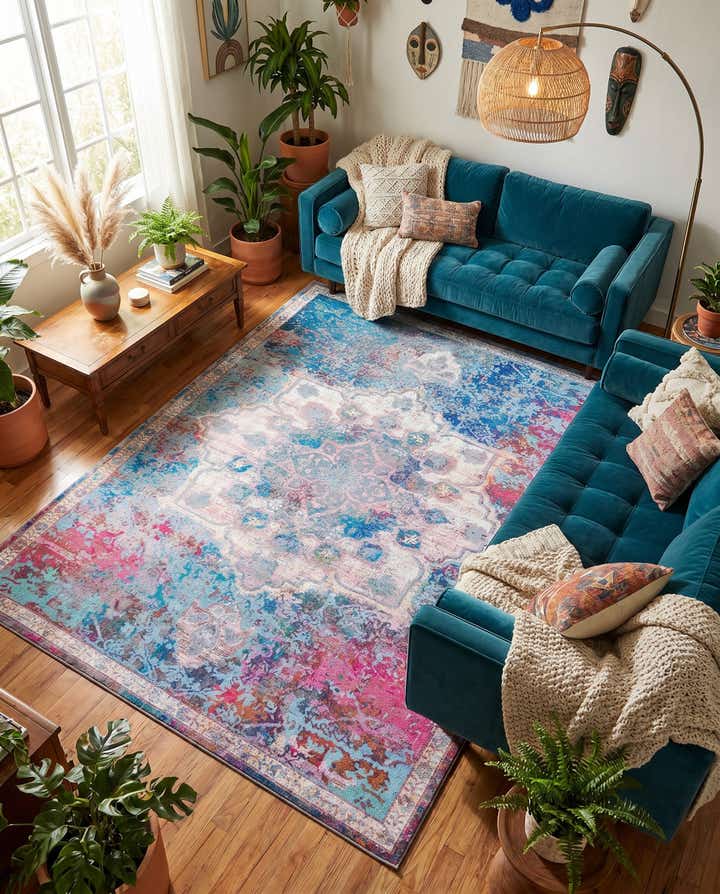7' 10 x 10' Washable Francesca Rug