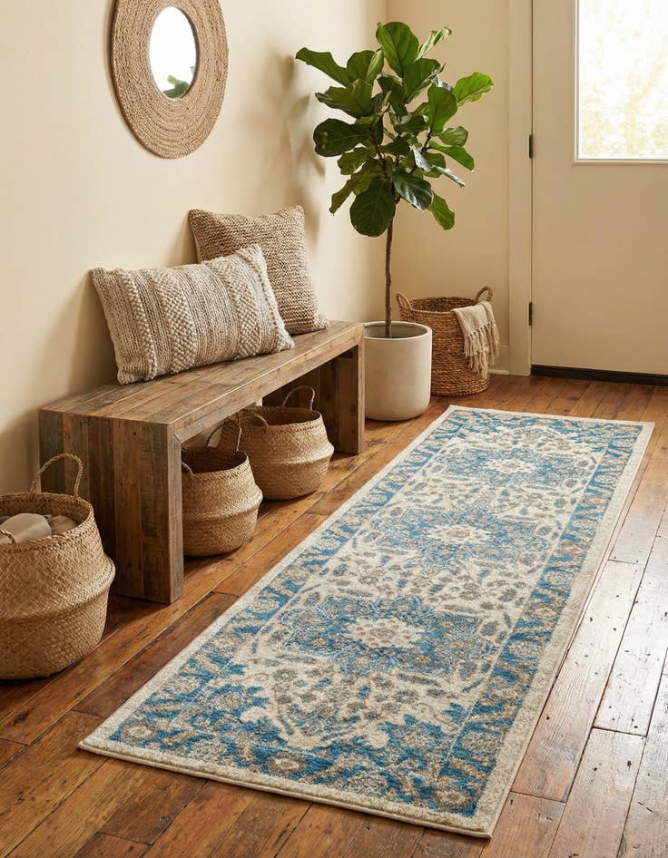 Detail image of 2' x 6' Viola Runner Rug