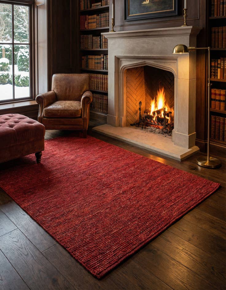 Detail image of 4' x 5' 7 Aatish Wool Rug