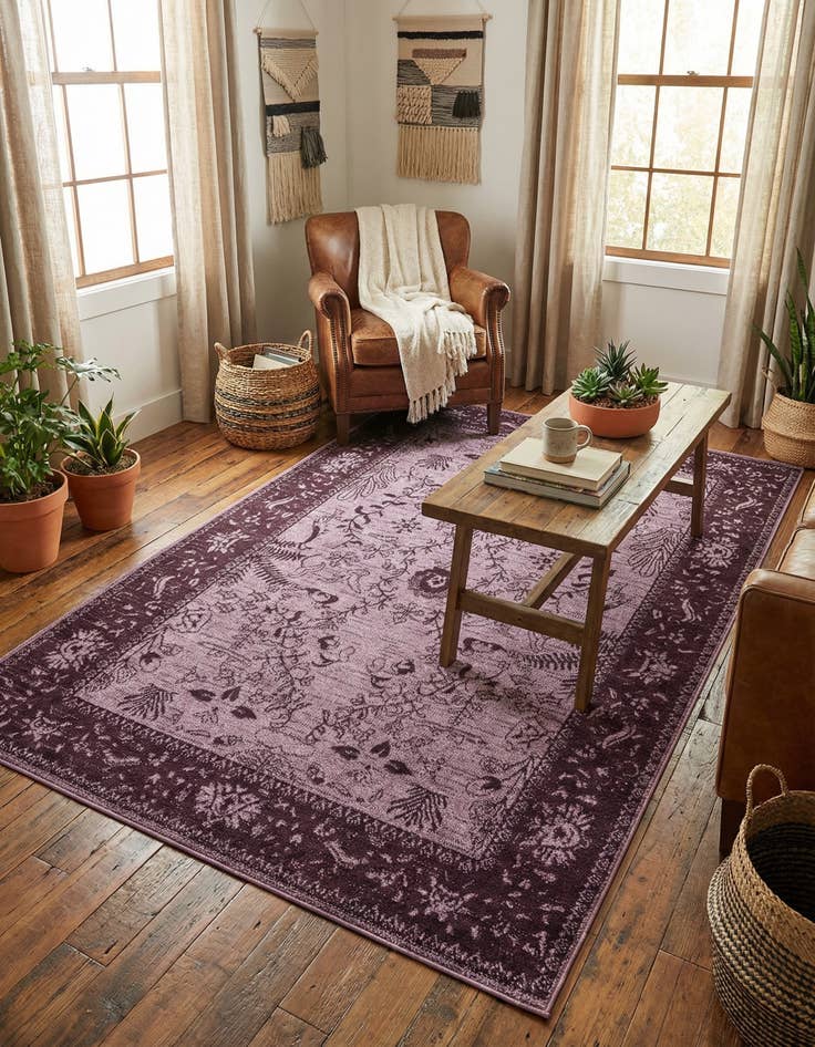 Detail image of 5' 3 x 8' Miranda Rug