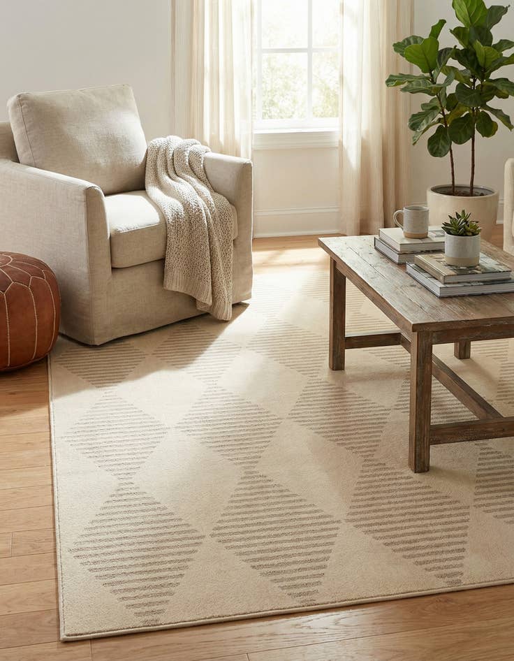 Detail image of 8' x 8' Contour Square Rug