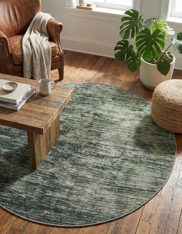 Detail image of 5' x 5' Asha Round Rug