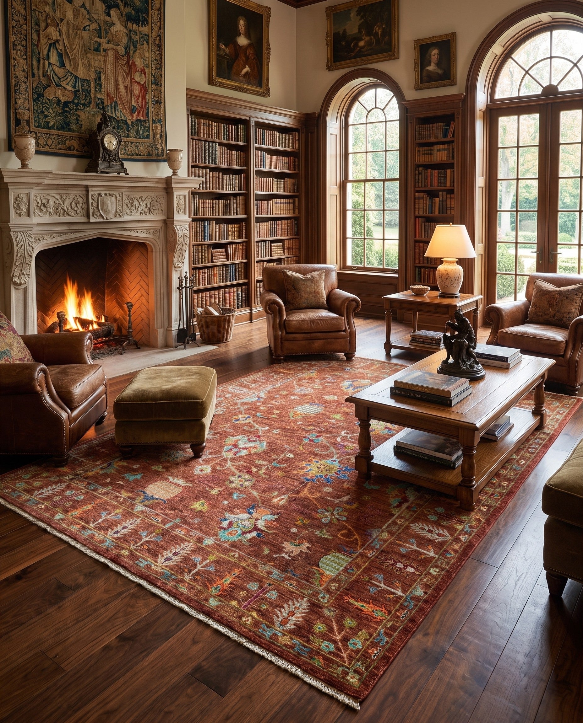 5' 6 x 8' 4 Hand Knotted Ariana Ziegler Rug
