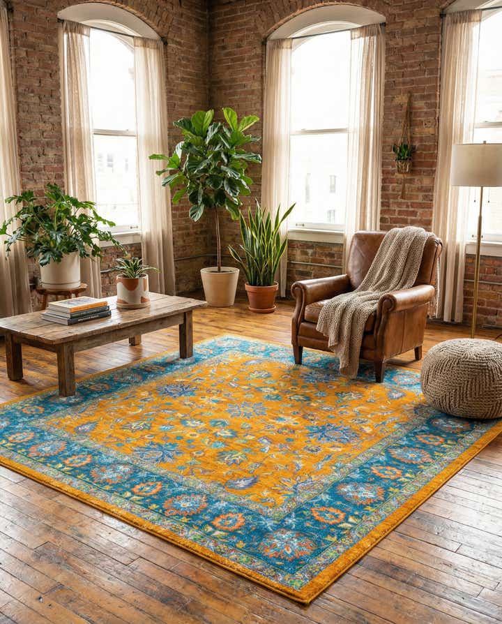 240cm x 240cm Medina Quadrat Teppich