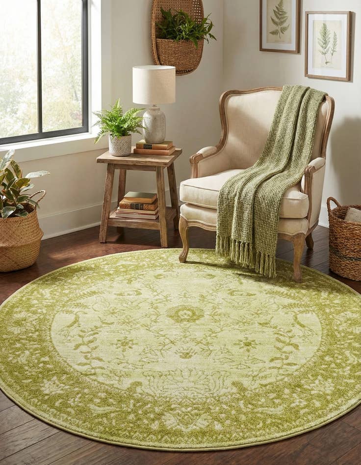 Detail image of 6' x 6' Miranda Round Rug