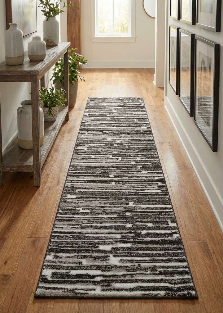 2' 7 x 10' Sepia Runner Rug