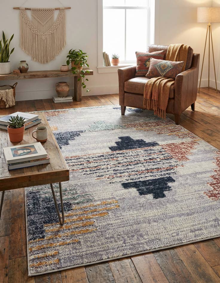 Detail image of 5' 3 x 8' Cherokee Rug