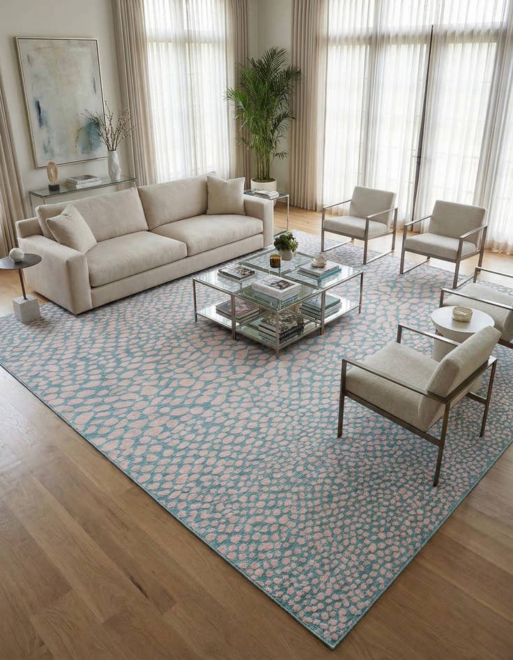 Detail image of 13' x 13'  Washable Jill Zarin Cape Town Indoor / Outdoor Square Rug