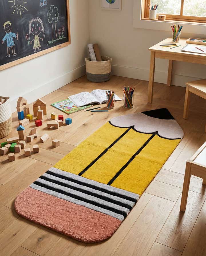 2' x 5' 11 Playtime Kids Wool Freeform Rug