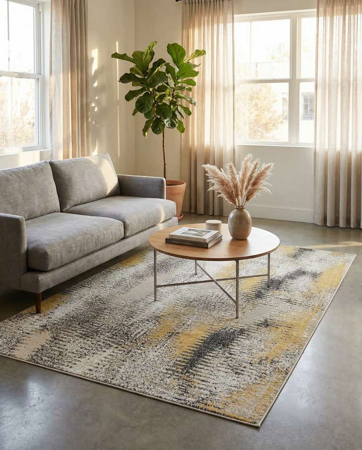 5' x 8' Easy-Clean Modern Indoor / Outdoor Rug