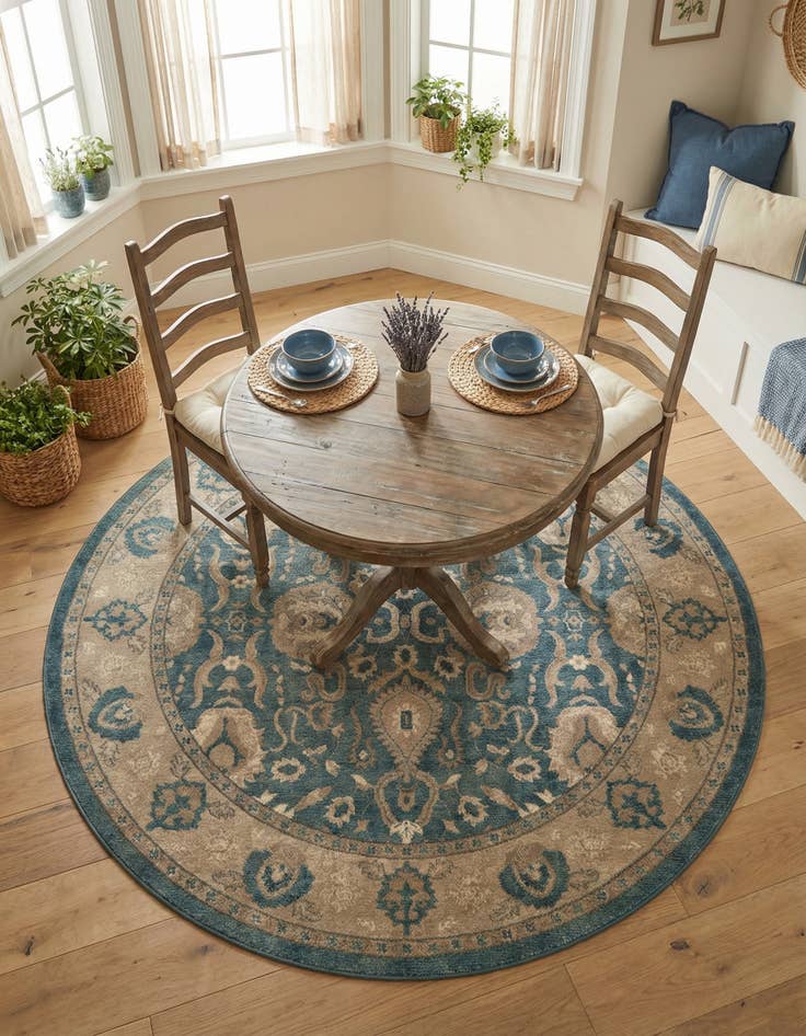 Detail image of 8' x 8' Viola Round Rug