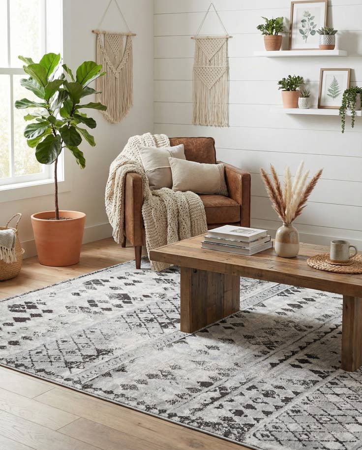 Detail image of 4' x 6' Leipzig Rug