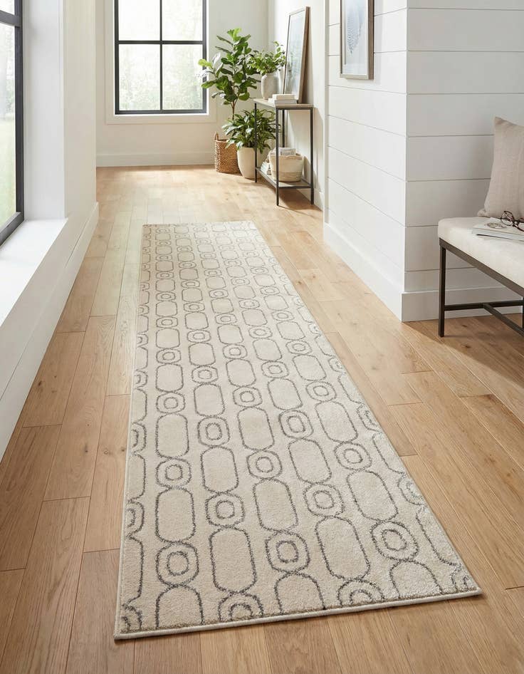 Detail image of 2' 7 x 12' Vogue Geo Runner Rug