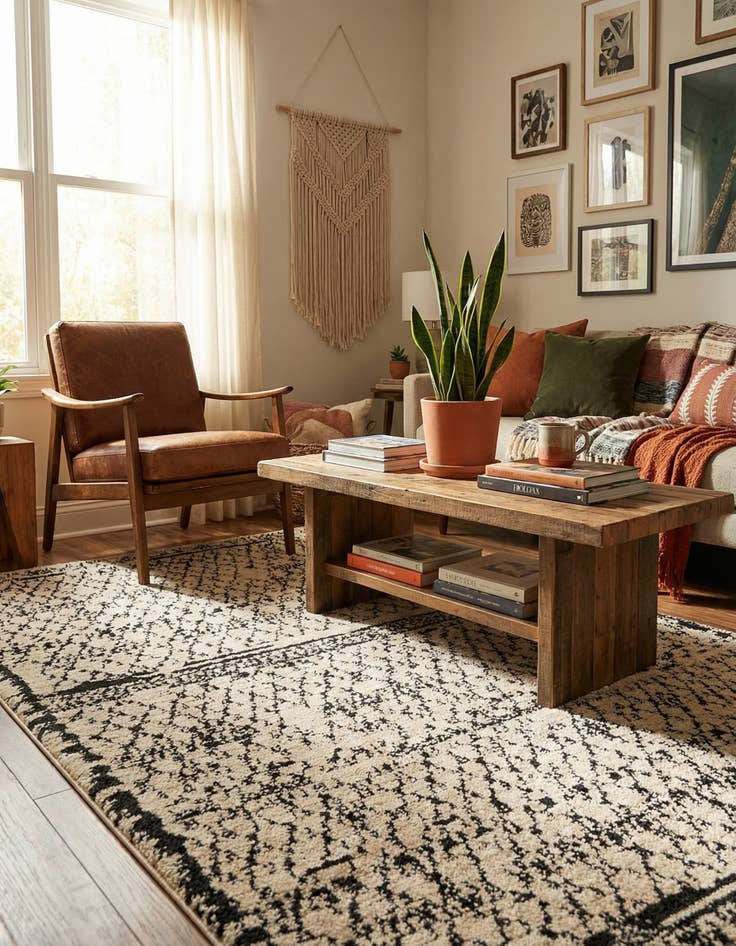 Detail image of 4' x 6' Morocco Rug