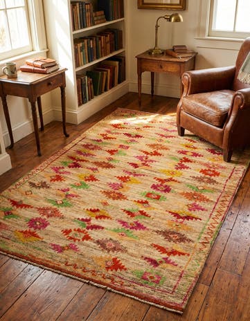 4' 3 x 6' 3 Hand Knotted Balouch Wool Rug
