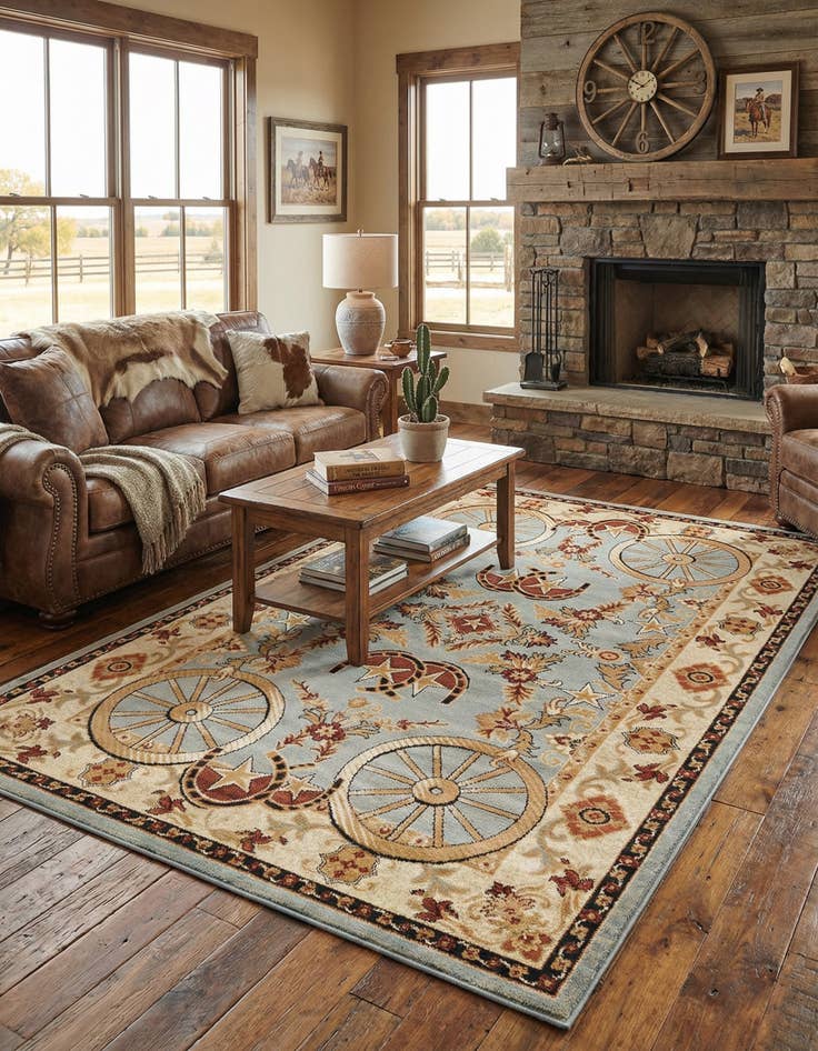 Detail image of 6' x 9' Pioneer Rug