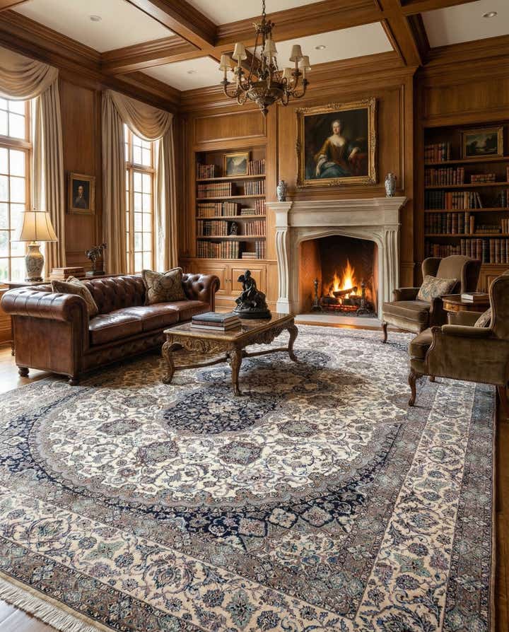 11' 6 x 16' 2 Hand Knotted Nain Persian Rug