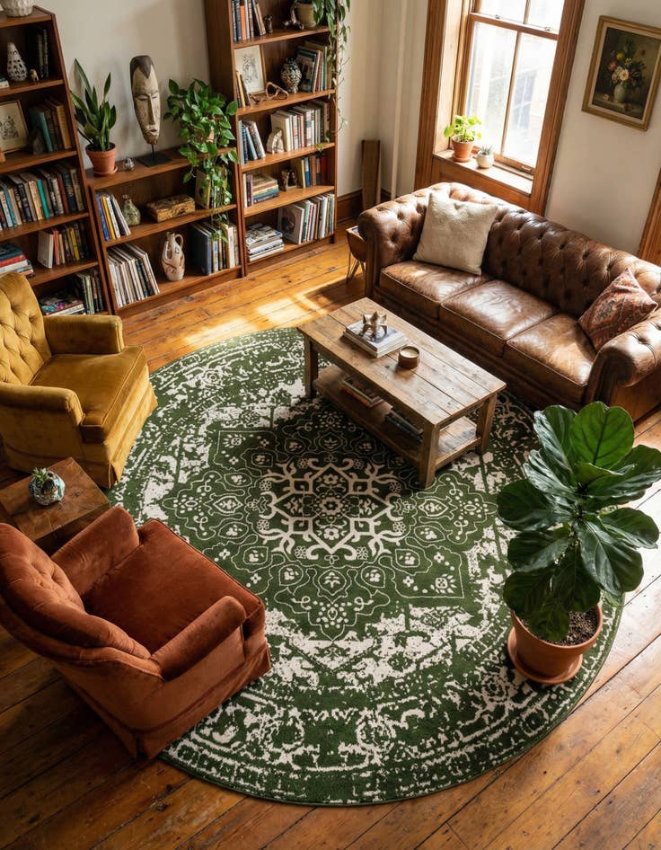 Detail image of 12' x 12' Arlington Round Rug