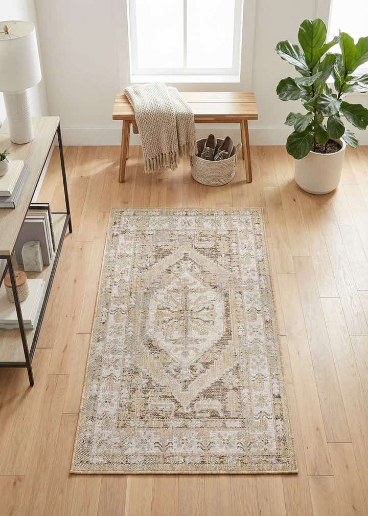 3' x 5' 3 Easy-Clean Traditional Indoor / Outdoor Rug