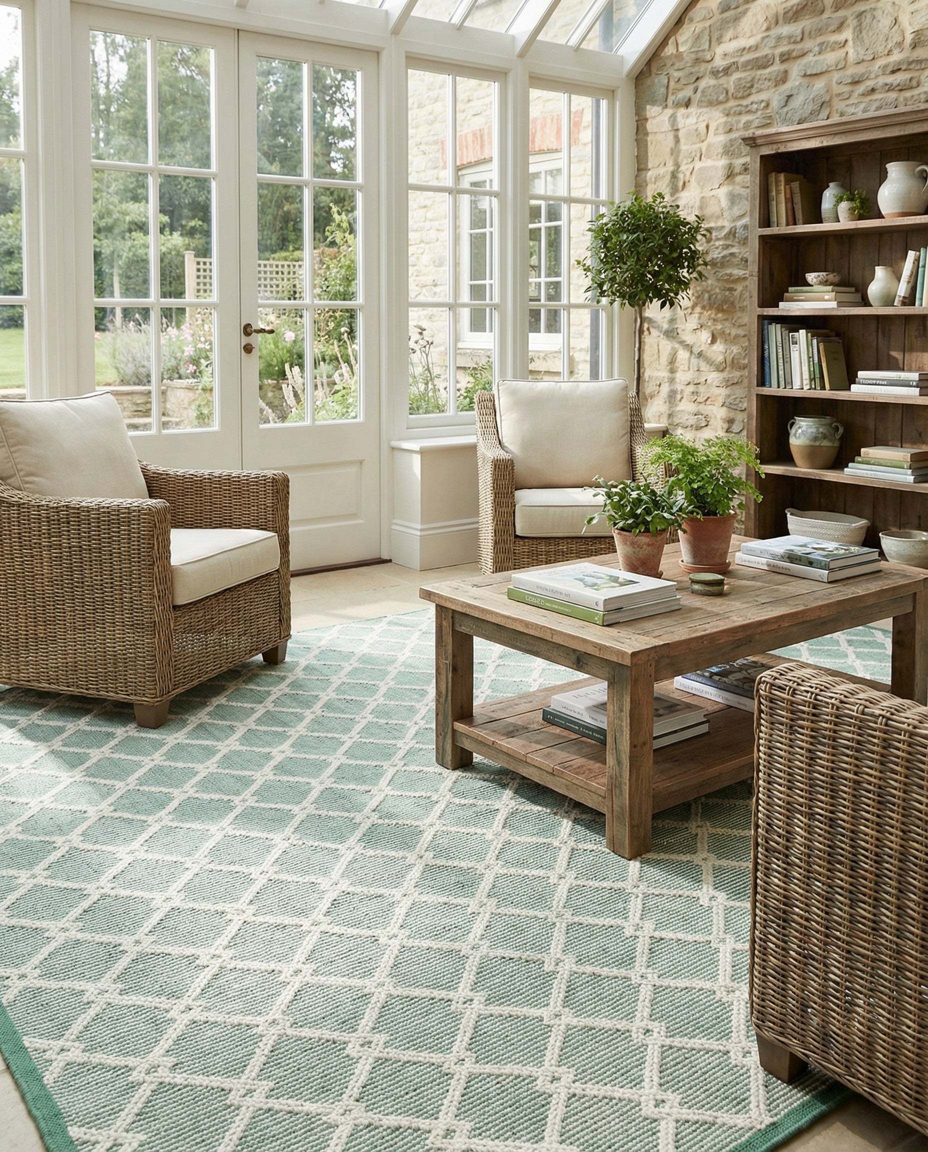 Mint Green 9' x 12' Hand Knotted Jill Zarin Dorset Rug | Rugs.com