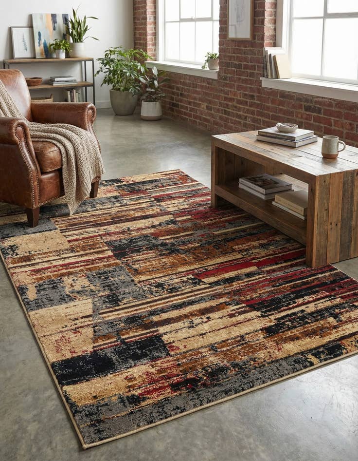 Detail image of 4' x 6' Saturn Rug